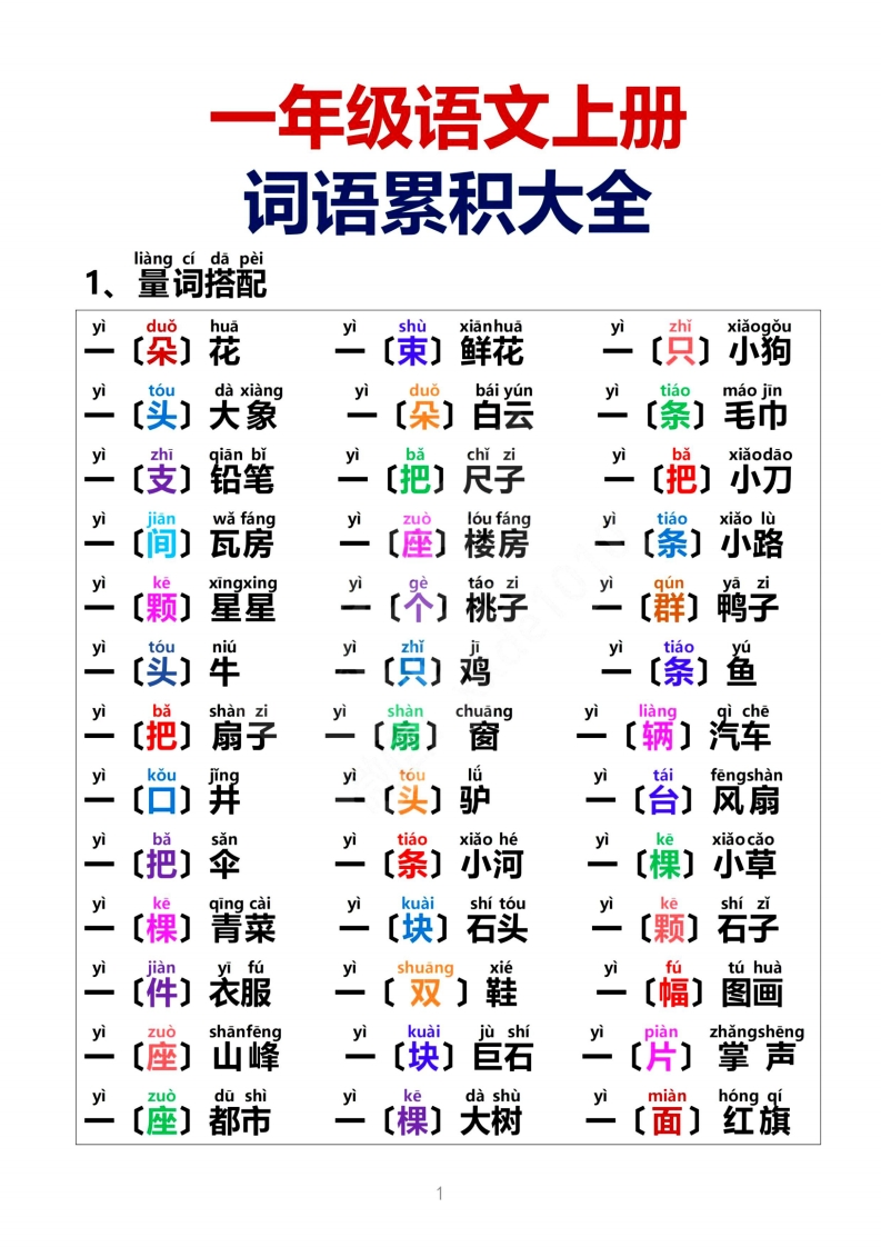 词语积累大全-up211学习资料网